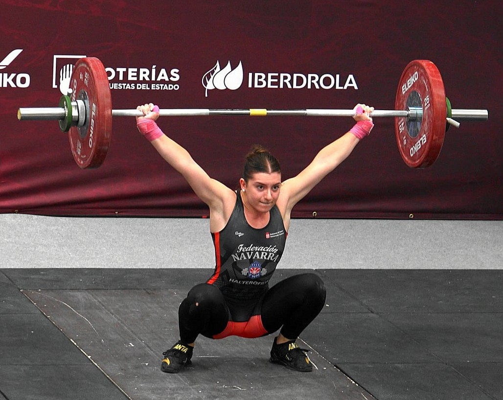 Tres navarras, campeonas de España en el Nacional Absoluto de Halterofilia 2025